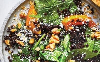 Lentil Salad With Beets and Spinach