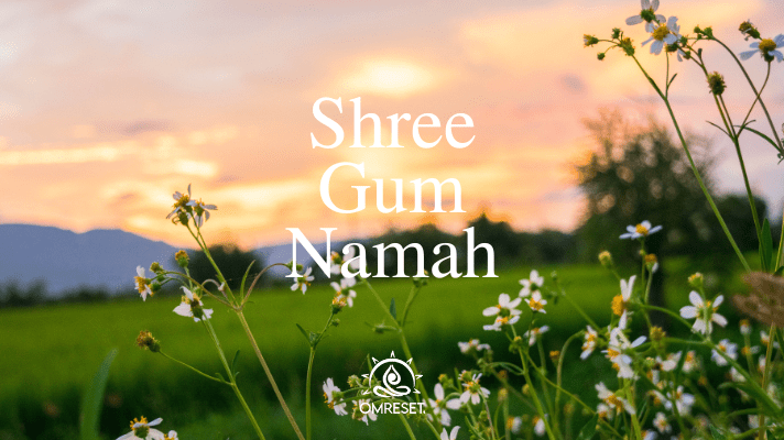 Monday Mantra Shree Gum Namah