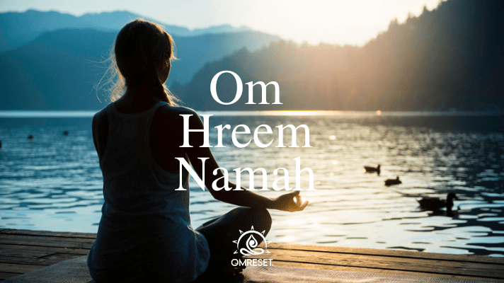 Monday Mantra ~ Om Hreem Namah ~ This mantra connects us to the ever-present truth of our worth, strength, and wholeness.